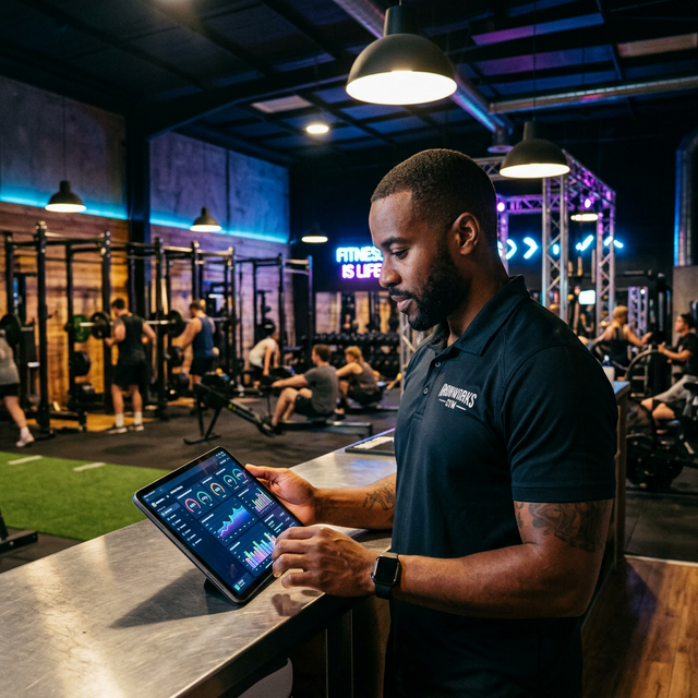 Dashboard Métricas Gimnasio